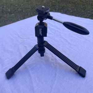 Vintage Bushnell Mini Field Tripod Only Backpacking Outdoor Gear Black 6 In Tall - Picture 1 of 7