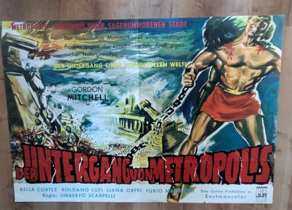 Der Untergang von Metropolis (1961)  - Plakat in A0 quer - Bild 1 von 1