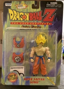 Dragon Ball Z Super Saiyan Goku Action Figure Irwin Toy 1999 (Damaged Box) - Picture 1 of 5
