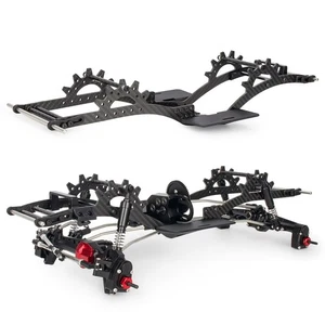 Kit de marco de chasis de fibra de carbono LCG para plataformas tramposas Axial SCX10 II 1/10 RC HÁGALO USTED MISMO - Imagen 1 de 25