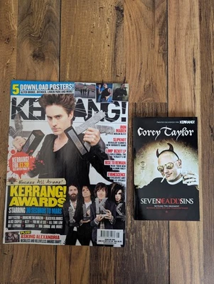 Kerrang! 1369 K! Awards Special, Corey Taylor Seven Deadly Sins Sampler, Posters - Image 1 of 4