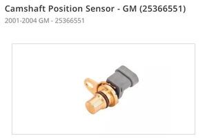 NEW OEM Camshaft Position Sensor - GM (25366551)2001-2004 All Model 6,6L - Picture 1 of 2