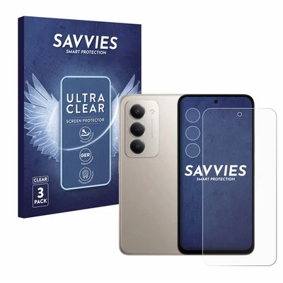 SAVVIES 6x Proteggi Schermo per Xiaomi Redmi 15 (Fronte+Fotocamera) Pellicola Protezione