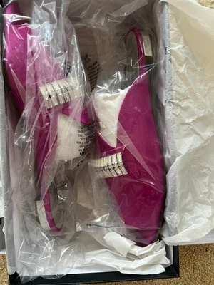 Mulas Aquazzura Winston Planas Cuero Satinado Rosa Azalea Talla 40 Nuevas Con Caja Foto 1 de 4