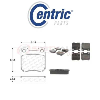 Centric Ceramic Disc Brake Pads w Shims for 1997-2001 Cadillac Catera 3.0L zy Foto 1 de 4