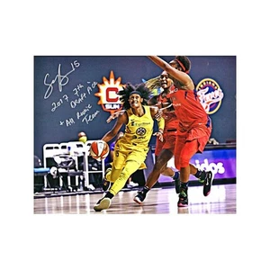 Brittney Sykes Los Angeles Sparks Autographed & Multi-Inscribed 8x10 Photo - Picture 1 of 1