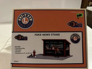 LIONEL 2029240 NOTICIAS FALSAS TRIUNFO SOPORTE O CALIBRE TREN ACCESORIO PLUG EXPANDIR PLAY - Imagen 1 de 8