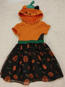 Squishmallows Halloween Dress Pumpkin Cat Costume Girls XS 4/5 Cosplay - Picture 1 of 9