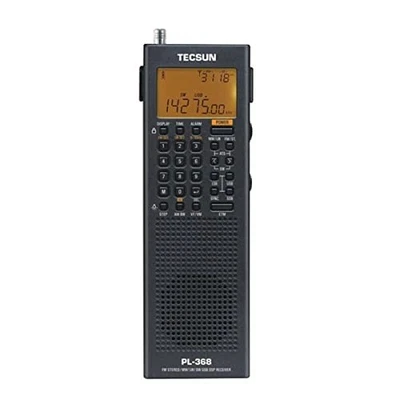 EnergyPower TECSUN PL-368 Digital DSP Pocket Shortwave Radio Two Batteries BL-5C - Bild 1 von 4