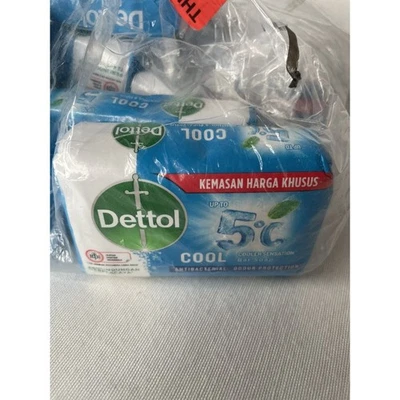 Jabones de baño antibacterianos Dettol Cool barra con mentol 125 gm paquete de 6 Foto 1 de 2