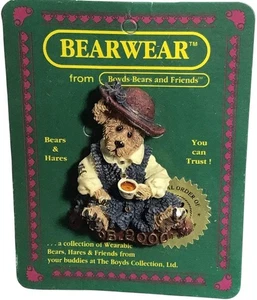 Boyds Bearwear Pin FoB 2000 Event Piece #02000-11 New in Package - Picture 1 of 5