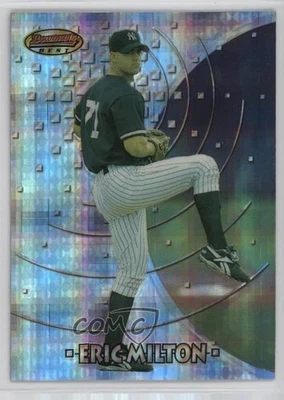 1997 Bowman's Best Atomic Refractor Eric Milton #198 Rookie RC - Image 1 of 2