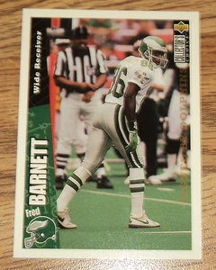 1996 FRED BARNETT FOOTBALL CARD #336 PHILADELPHIA EAGLE - Picture 1 of 1