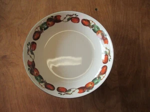 Oneida Majesticware D C Brown Apples & Warblers Soup Bowl 8" 1 ea - Picture 1 of 3