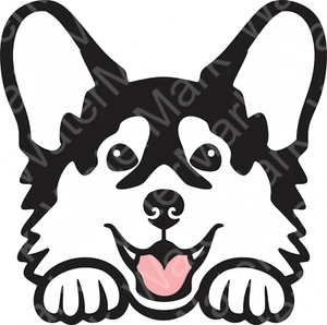 Calcomanía para perro Corgi pegatina ventana adhesiva, fácil aplicación UV resistente al agua mascota - Imagen 1 de 2