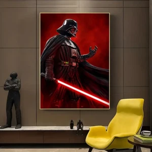 Poster rosso/nero Disney 1tar Wars Revenge Sith piccolo tela senza cornice poster - Foto 1 di 5