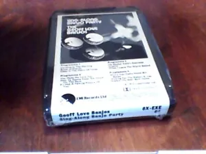 GEOFF LOVE BANJOS EMI 1st UK LP 8 TRACK STEREO CASSETTE CARTRIDGE 1973 SEALED - Zdjęcie 1 z 2