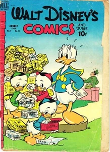 Fumetti e storie di Walt Disney, vol. 9, #11, agosto 1949, buone condizioni, CBK-21 - Foto 1 di 2