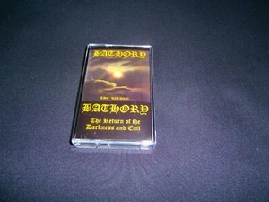 BATHORY - The Return of the Darkness and Evil. Tape - Picture 1 of 4