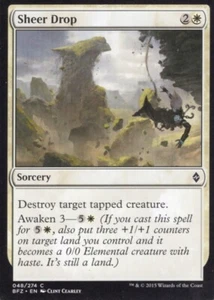 4X SHEER DROP 048/274 BATTLE FOR ZENDIKAR MTG MAGIC LP X4 - Picture 1 of 1