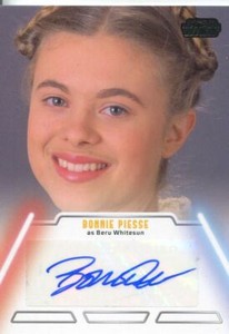Star Wars Jedi Legacy Autograph Card Bonnie Piesse As Beru Lars