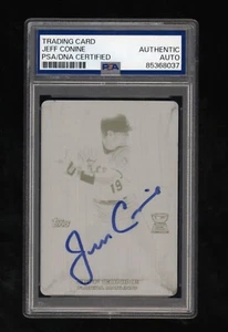 Jeff Conine 2005 Topps Rookie Cup Printing Plate #1/1 Signed PSA Authentic Auto - Picture 1 of 2