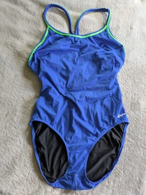Traje de baño DOLFIN de una pieza para mujer talla 46 azul real verde Foto 1 de 4