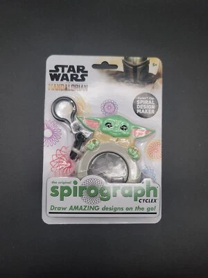 NEW! Disney Star Wars Mandalorian Grogu Baby Yoda Spirograph Cyclex w/ Clip - Image 1 of 2