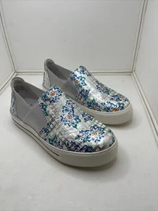 Ziera Adela W Blue Silver Cut Leather Sneakers Womens Shoes Casual - Picture 1 of 6