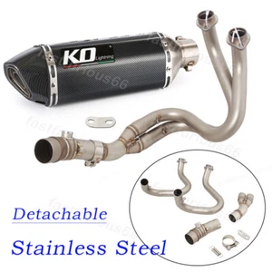 For Kawasaki Ninja 650 Z650 2017-2023 Header Pipe Exhaust Mufflers Whole System - Bild 1 von 12