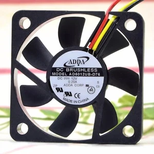 ADDA AD5012UB-D76 5015 DC12V 0.20A 5CM 3-Wire Dual Ball Cooling Fan - Picture 1 of 2