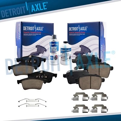 Pastillas de freno delanteras traseras de cerámica con líquido de herrajes para Fiat 500L 2014-2020 1,4L Foto 1 de 4