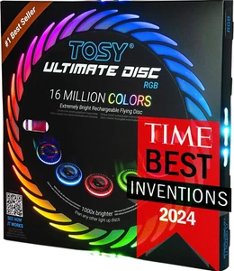 Flying Disc - 16 Million Color RGB or 36 Leds, Extremely Bright, Smart Modes, Au - Picture 1 of 12