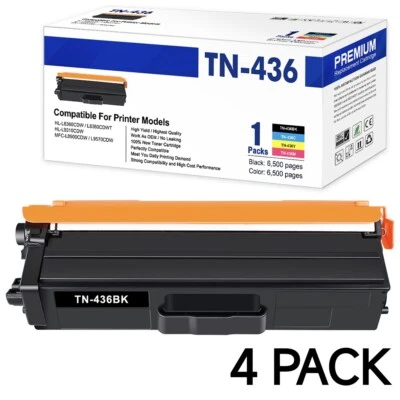 TN436 Toner Cartridge TN433 Compatible with Brother HL-L9310CDW MFC-L8900CDW Lot - Image 1 of 4