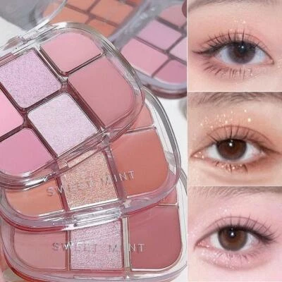 6 Colors Pink Eye Shadow Palette Makeup Palette H6F5 P3Q9 G6R3 V8T7 V7D2 U8 C4Q1 - Image 1 of 4