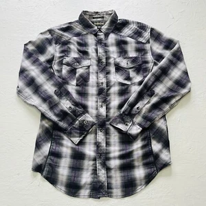 Helix Pearl Snap Shirt Herren Gr. Medium Langarm Western Taschen sportliche Passform - Bild 1 von 8