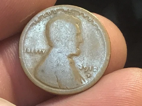 1912-D Lincoln Wheat Cents US Lincoln penny, 1 Coin, Wholesale on G is $6 Cover