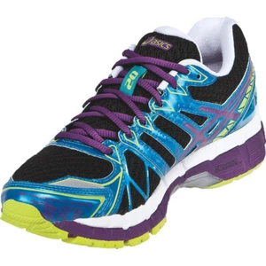 A S I C S NEW IN BOX Kayano 20 Training Shoes T3N8N Black Lime Purple 9 US 40.5 - Picture 1 of 5