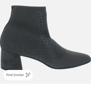 Eileen Fisher Vero Cudio Honey stretch knit fabric ankle boot in gray size 6 NWT - Picture 1 of 8