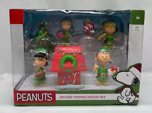 Peanuts Holiday Figures Deluxe Set 2015 Christmas Just Play CVS ~ Brand New - Picture 1 of 8