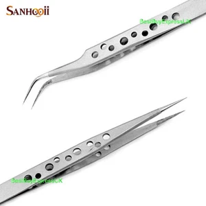 Everyday Curved Head Hand Finish Ultra Light Precision Tweezer DIY Craft UK - Picture 1 of 7