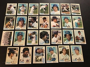 1978 Topps NEW YORK METS Complete Team Set TORRE Milner MAZZILI Swan KRANEPOOL - Picture 1 of 1