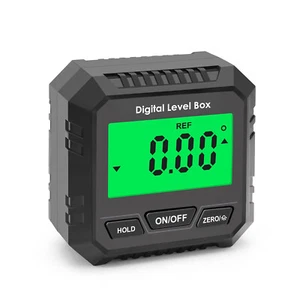 360° Magnetic Angle Finder Digital Protractor Level Box Inclinometer Bevel Gauge - Picture 1 of 14