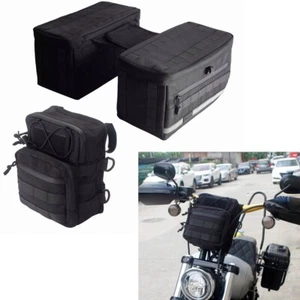 Kit de bolsas de equipaje y bolsa de manillar para Harley Super Glide Custom FXDC - Imagen 1 de 10