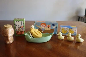 Vtg Lot Avon Wash Aweigh Boat Anchor Soap & Dish Ducks on Parade Packy Elephant - Picture 1 of 12