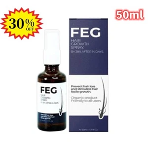 Aceite curativo orgánico-anti pérdida de cabello FEG para cabello largo más grueso 50 ml ~ ~ EE. UU. * - Imagen 1 de 11