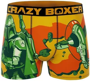 Star Wars Underwear Mens Medium 32-34 Crazy Boxer Briefs The Mandalorian Gift - Picture 1 of 5