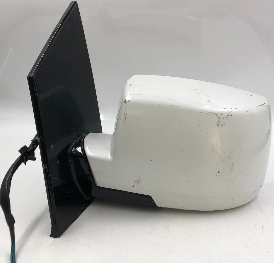 Espejo retrovisor eléctrico Nissan Quest 2008-2009 con vista lateral del conductor blanco OEM D03B46026 Foto 1 de 4