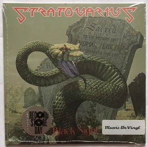 Stratovarius Black Night Silver Vinyl Record New Sealed 8719262025547 MOV7062 - Imagen 1 de 9