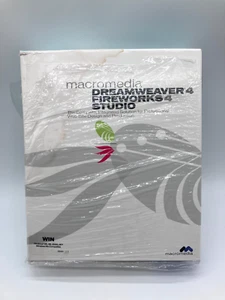 Macromedia Dreamweaver 4 Fireworks 4 Studio Website Design Rare - Picture 1 of 2